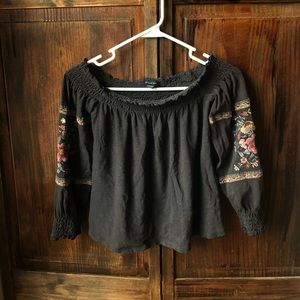 off the shoulder american eagle top